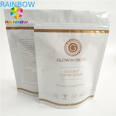 Прокатанная сумка молнии бас фольги стоит вверх продажа мешков кофе полиэтиленовых пакетов мешка упаковывая напечатанная таможней пластиковая горячая