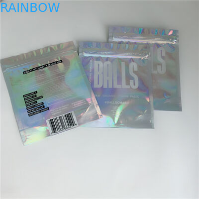 Мешок засорителя Холограм КБД доказательства запаха Зиплок пластиковый упаковывая подгонянный размер