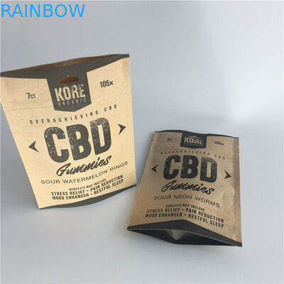 Браун Крафт Паперстанд вверх по толщине микрона мешков 120-140 для специй порошка