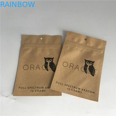 Браун Крафт Паперстанд вверх по толщине микрона мешков 120-140 для специй порошка