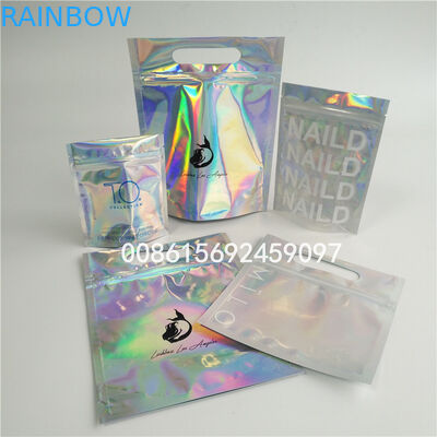 Мешок фольги печатания Гравуре упаковывая лоснистое тело Скруб сумки с молнией/ясным окном