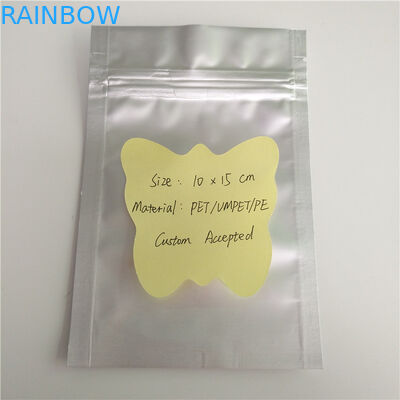 Простой серебряный цвет стоит вверх упаковка мешка молнии подгонянная сумками прокатанная