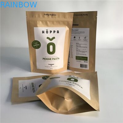 Бумага Крафт качества еды стоит вверх плата тяги мешка упаковывая с хорошей молнией Сеалабилиты
