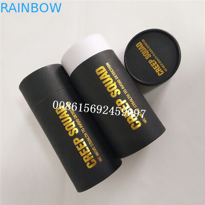 Коробка Биодеградабле картона бумажная упаковывая подгонянный логотип с штемпелевать золота