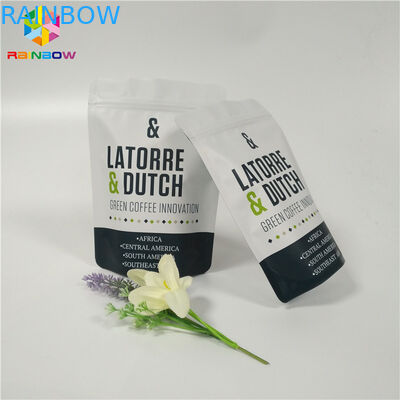 Эко- дружелюбная алюминиевая фольга стоит вверх поверхность финиша чая кофе мешка упаковывая штейновая