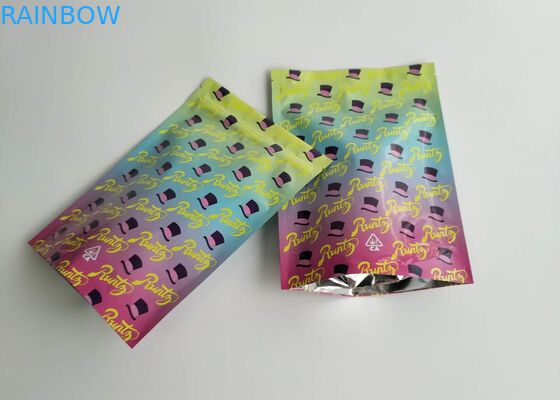 Напечатанная таможня дизайна замка застежка-молнии стоит вверх доказательство запаха сумки Рунтц мешков лоснистое