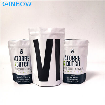 Штейновые мешки сумки белого кофе пластиковые упаковывая алюминиевую фольгу излечивают мешок уплотнения