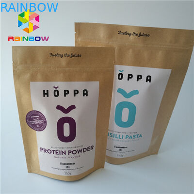 Мешка фольги Эко бумага ремесла Крафт качества еды дружелюбного упаковывая Зиплок напечатанная логотипом