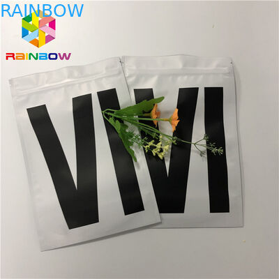 Прокатанный замок застежка-молнии Матт алюминиевой фольги стоит вверх сумка кофе сумок мешка молнии с клапаном