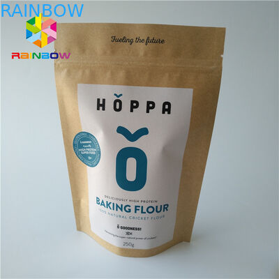 Таможня напечатала Зиплок еду стоит вверх поверхность штейна бумаги Крафт сумки упаковки мешка