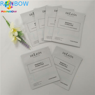 Пакет маски уплотнения сторон упаковки 3 сумки пластиковой косметики алюминиевой фольги упаковывая лицевой