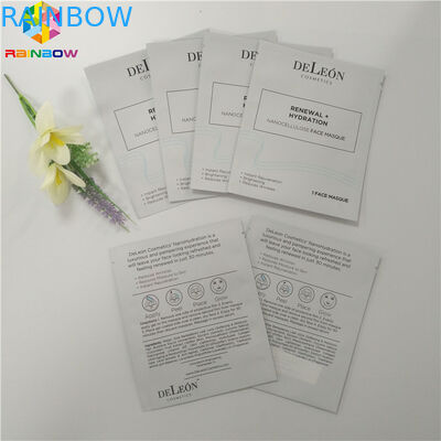 Пакет маски уплотнения сторон упаковки 3 сумки пластиковой косметики алюминиевой фольги упаковывая лицевой