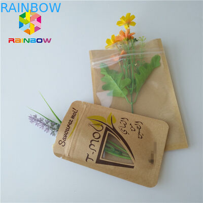 Ресеалабле изготовленные на заказ упаковка печенья алюминиевой фольги уплотнения качества еды 3 бумажных мешков бортовая