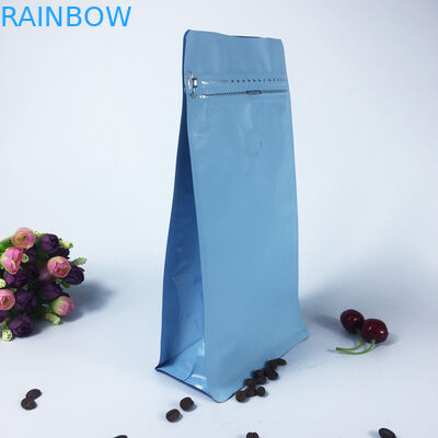 Подгонянный стойте вверх кофе Гуссет сумок мешка молнии бортовой упаковывая цвет КИМК