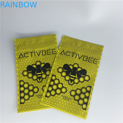 Бортовое уплотнение 3 стоит вверх упаковка замка застежка-молнии Мылар мешков кофе пластиковым деланная пи-пи табаком