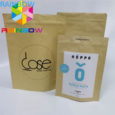 Засорители кофе стоят вверх бумага сумок мешка напечатанная таможней упаковывая бумагу Крафт