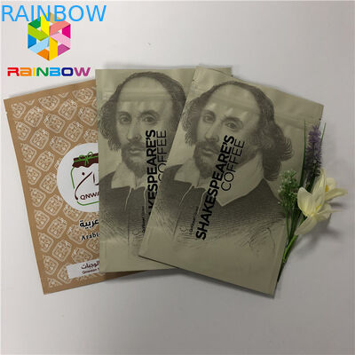 Зиплок Дойпак Ресеалабле стоя вверх сумки кофе мешков упаковывая 50-200 микронов