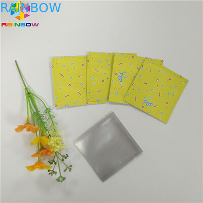 Мешок фольги качества еды упаковывая сумку молнии бортового уплотнения Мылар 3 плоскую для капсулы чая закуски