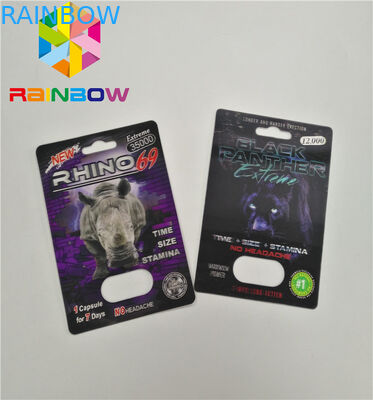 Нормальная карта волдыря размера упаковывая таблетку секса влияния 3Д для людей упаковывая карту