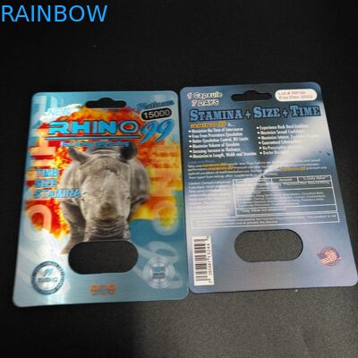 Нормальная карта волдыря размера упаковывая таблетку секса влияния 3Д для людей упаковывая карту