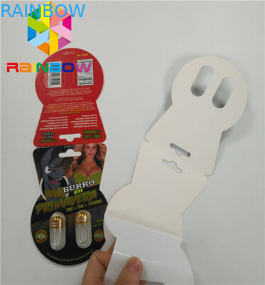 линзовидное упаковывая отверстие коробки бумажной карты бренда Бурро 3д одиночное двойное включая бутылку