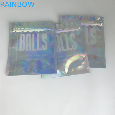 Зиплок косметики упаковывая сторону 3 сумок лоснистую загерметизированную для клея расширения ресницы