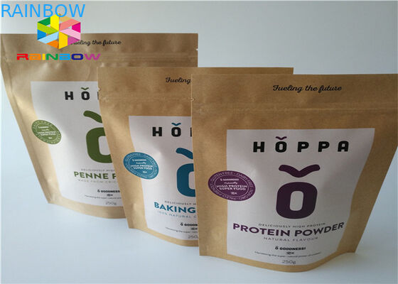 Ясное окно подгоняло повторно использованную бумажными мешками бумагу Брауна Крафт для ходить по магазинам