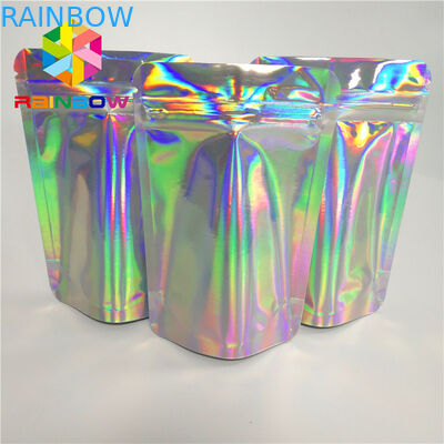 Зиплок сумки упаковки еды закуски Холограм изготовленные на заказ для ресницы/щетки/ювелирных изделий