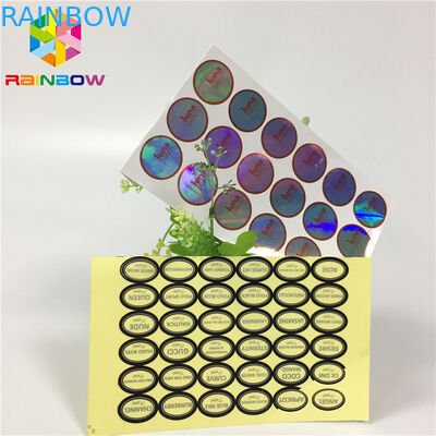 Стикер винила ярлыка одежды безопасностью фильмов упаковки еды доказательства воды изготовленный на заказ