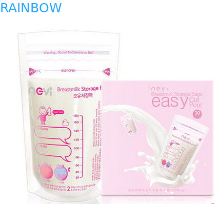 Двойной стойте вверх мешок молнии, жара - загерметизируйте упаковывая хранение грудного молока сумок