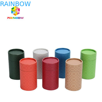 Трубка картона цилиндра бумажной коробки дисплея коробки заботы кожи косметическая упаковывая