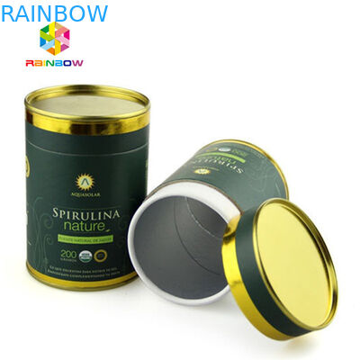 Трубка картона цилиндра бумажной коробки дисплея коробки заботы кожи косметическая упаковывая