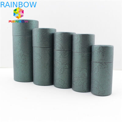 Трубка картона цилиндра бумажной коробки дисплея коробки заботы кожи косметическая упаковывая