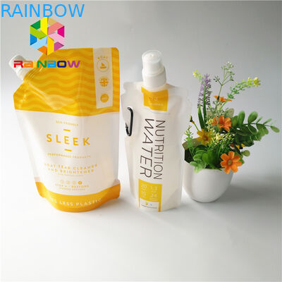 пластиковый мешок Споут 5оз/7оз упаковывая прозрачную сумку напитка энергии Ресиклабле