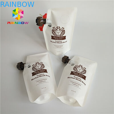 пластиковый мешок Споут 5оз/7оз упаковывая прозрачную сумку напитка энергии Ресиклабле