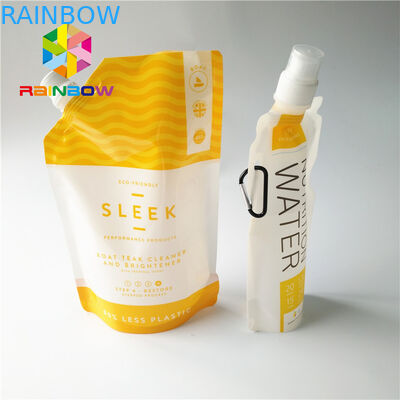 Сумки Споут пластикового напитка жидкостные, напиток фруктового сока стоят вверх мешки с крышкой