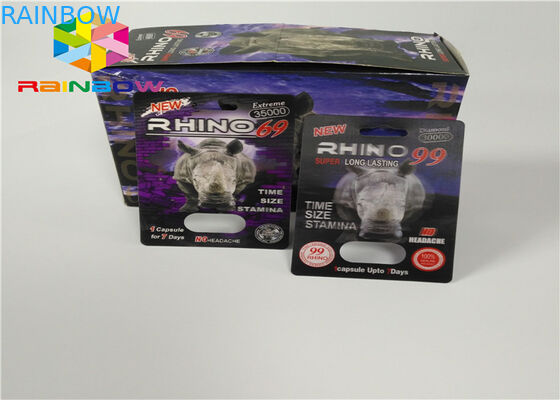 Упаковка таблеток 3д повышения пластиковой карты вставки волдыря бутылки мужская от карт/коробки дисплея