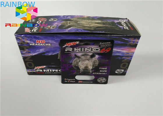 Упаковка таблеток 3д повышения пластиковой карты вставки волдыря бутылки мужская от карт/коробки дисплея