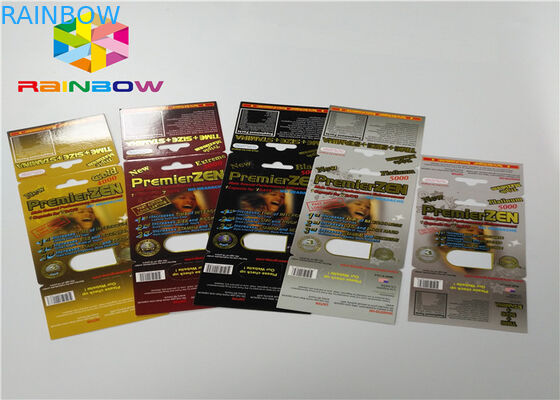 Упаковка таблеток 3д повышения пластиковой карты вставки волдыря бутылки мужская от карт/коробки дисплея