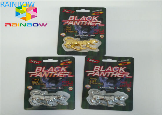 Мужской пакет волдыря таблеток повышения упаковывая карту волдыря носорога 3Д для пакета капсул