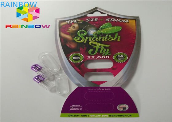 Мужской пакет волдыря таблеток повышения упаковывая карту волдыря носорога 3Д для пакета капсул