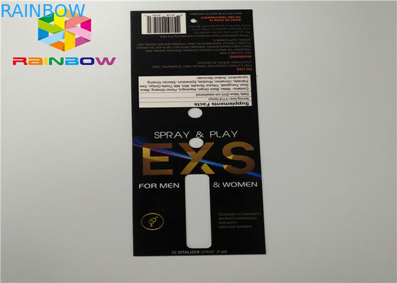 Карта брызг изготовленной на заказ карты волдыря скольжения упаковывая складывая упаковывая бумажная с отверстием