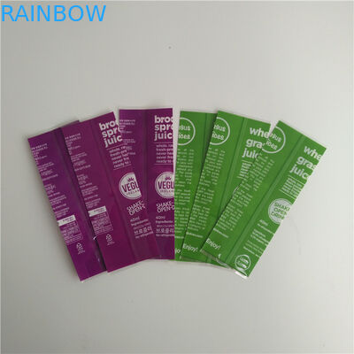 Рукав сокращения печатания полного цвета обозначает качество еды пластиковым материалом для бутылки