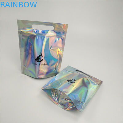 Влагостойкая упаковка мешка фольги стоит вверх размер молнии верхний подгонянный с ручкой