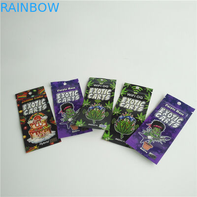 Изготовленная на заказ фольга напечатала патрон ручки сумок 1мл Вапе Зиплок упаковывая с окном