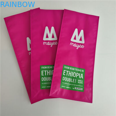 Штейновая таможня плоского дна напечатала стоит вверх сумки кофе Гуссет прокатанные алюминием м мешков