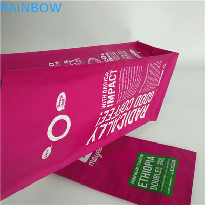 Штейновая таможня плоского дна напечатала стоит вверх сумки кофе Гуссет прокатанные алюминием м мешков