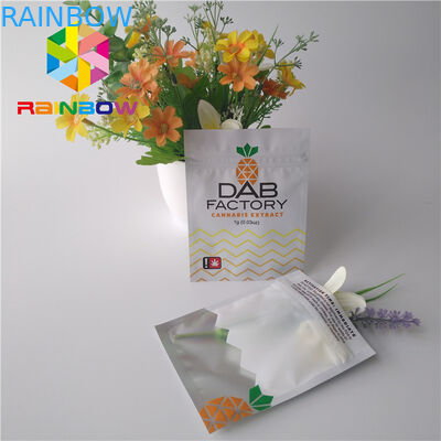 Упаковка пластиковых мешков алюминиевой фольги влагостойкая для засорителей Гуммис масла КБД