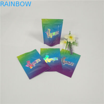 Шутки сумок мешка фольги засорителя Рунтц Мылар упаковывая изготовленные на заказ вверх обозначают пакеты прочный