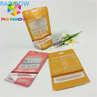 Многоразовые пластиковые стоят вверх сумки Матт мешка молнии законченный с передним ясным окном